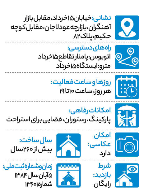 تیمچه ای در بازار منسوبه به اقلیت های دینی است | اولین بانک ایرانی اینجا بود