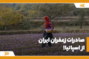 صادرات زعفران ایران از اسپانیا!
