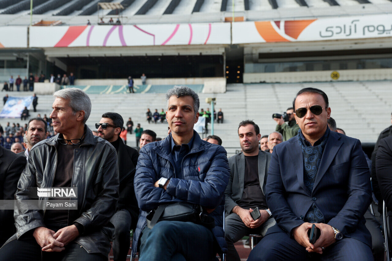 دیدار تاج و فردوسی پور در آزادی | عکس