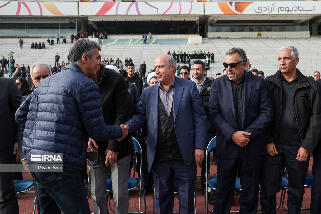 دیدار تاج و فردوسی پور در آزادی | عکس