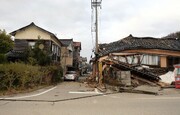 تصاویری عجیب و باورنکردنی بعد از وقوع زلزله در ژاپن | ببینید