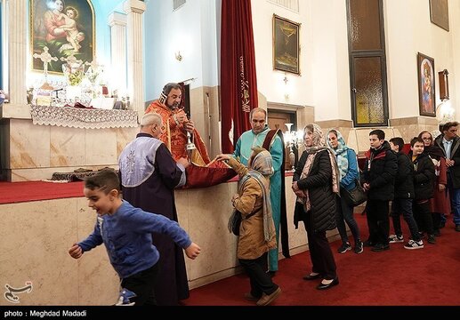 مراسم آغاز سال نو میلادی ۲۰۲۴ در تهران