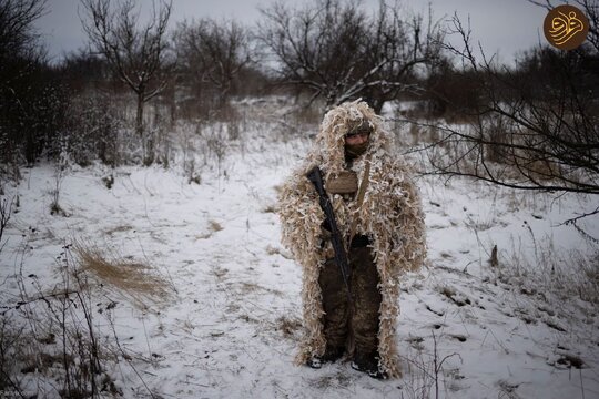برف و سرما در خط مقدم جنگ اوکراین