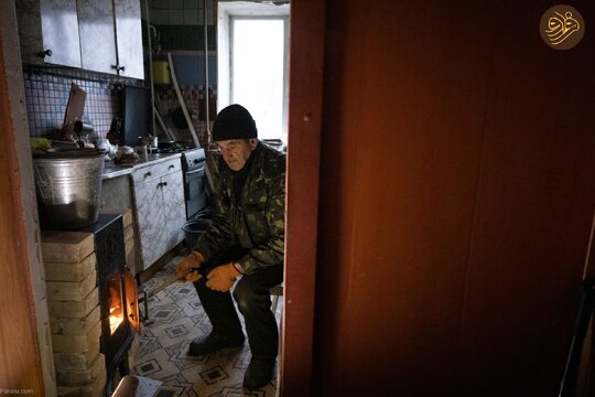 برف و سرما در خط مقدم جنگ اوکراین