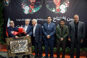 افتتاح خانه کشتی شهیدان خدمت در منطقه 15