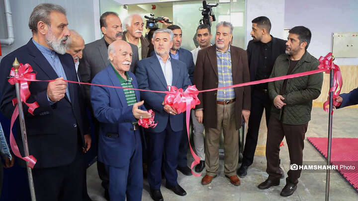 افتتاح خانه کشتی شهیدان خدمت در منطقه 15