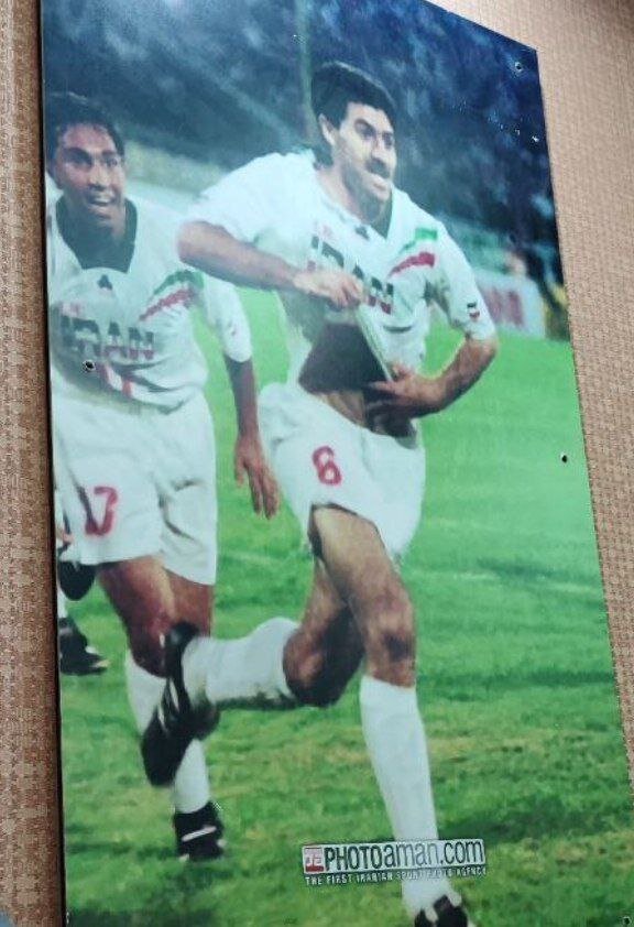 خودنمایی کریم باقری پیش چشم ملیپوشان فوتبال ایران | عکس