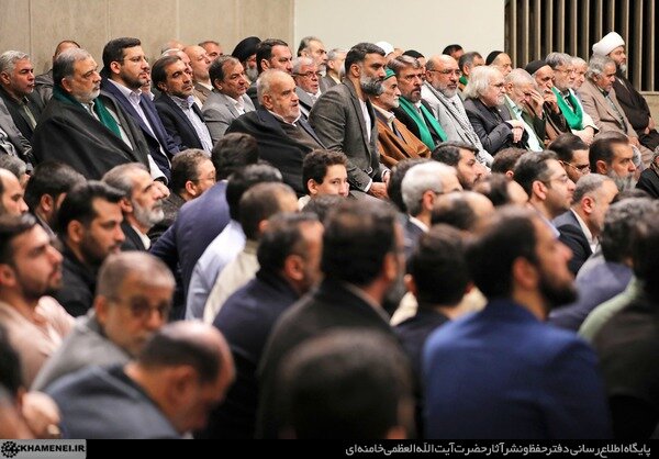 عکس| تصویری از دیدار امروز مداحان با رهبر معظم انقلاب