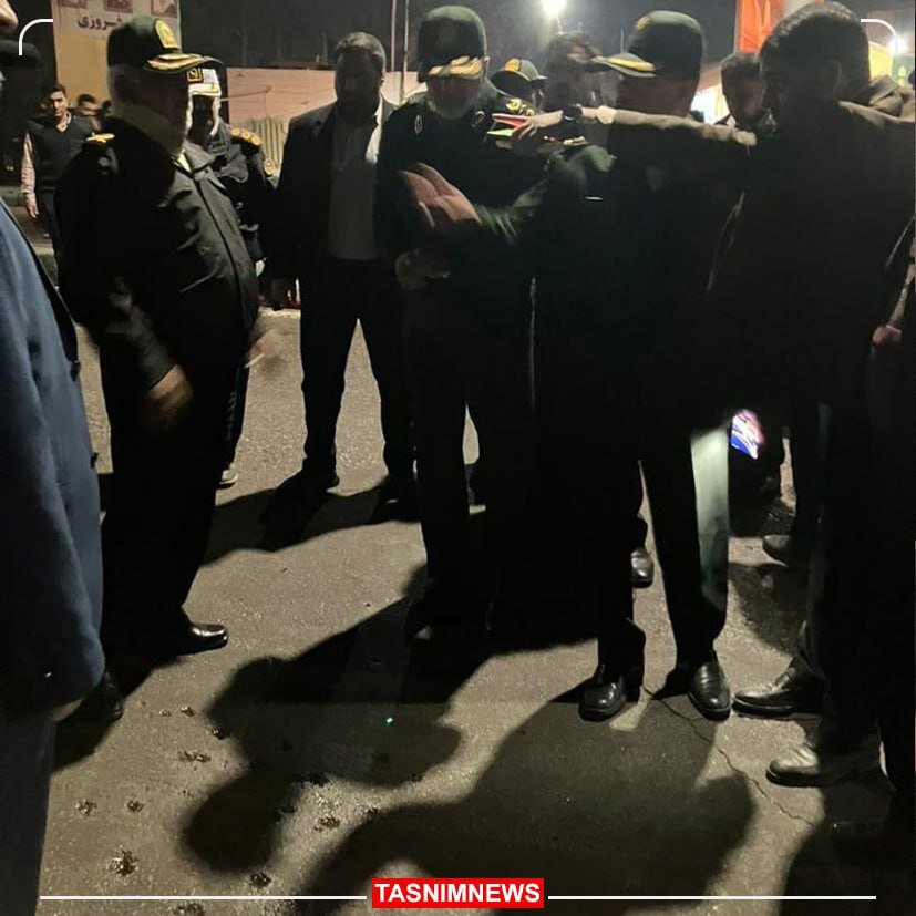 تصاویر | آغاز بررسی کارشناسی محل انفجارهای تروریستی کرمان | حضور نیروهای ارشد نظامی و امنیتی در محل