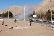 تصاویر جدید از انفجار دوم حمله تروریستی در کرمان + فیلم
