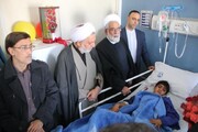 دیدار رئیس دیوان عالی کشور با مجروحان حادثه تروریستی کرمان + عکس