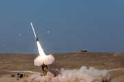 لحظه پرتاب اولین موشک کروز پیشرفته مقاومت به سمت اسرائیل