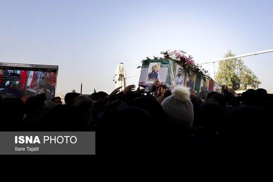 تشییع شهید عادل رضایی از شهدای انفجار تروریستی کرمان