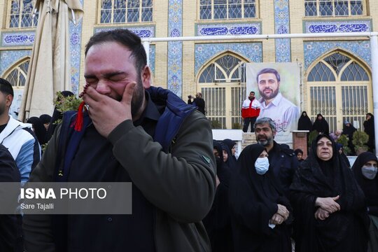تشییع شهید عادل رضایی از شهدای انفجار تروریستی کرمان
