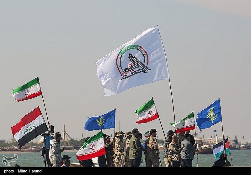 رزمایش مشترک دریایی ایران و عراق در ‌اروندرود | مانور ۳۱۳ شناور سپاه به یاد مردم غزه | تصاویر