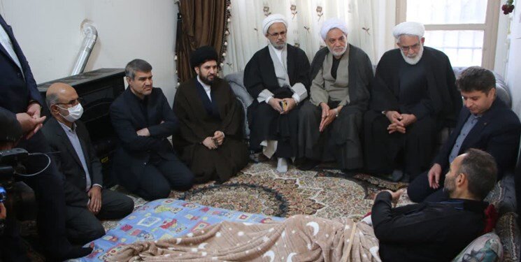 دیدار رئیس دیوان عالی کشور با مجروحان حادثه تروریستی کرمان + عکس