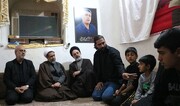 تصاویر دیدار نماینده رهبر انقلاب با خانواده‌های شهدای انفجار تروریستی کرمان