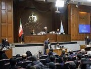 جلسه محاکمه جمیله ابریشمچی مشهور به مهین در دادگاه منافقین | ببینید