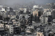 اسرائیل 65000 تن بمب برسر غزه ریخت