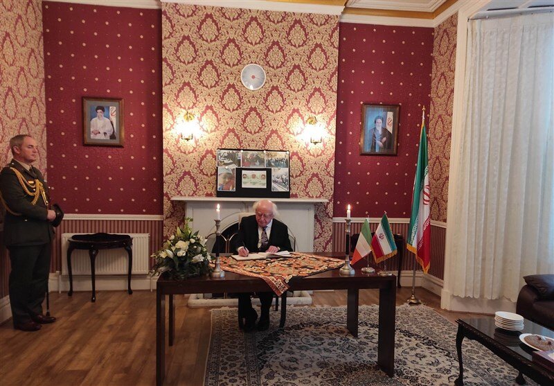 رئیس جمهوری ایرلند در سفارت ایران