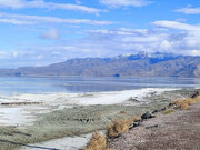 آخرین وضعیت دریاچه ارومیه پس از بارش های اخیر | تصاویر