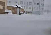 ببینید | بارش عجیب ۷۰ سانتیمتر برف در اردبیل