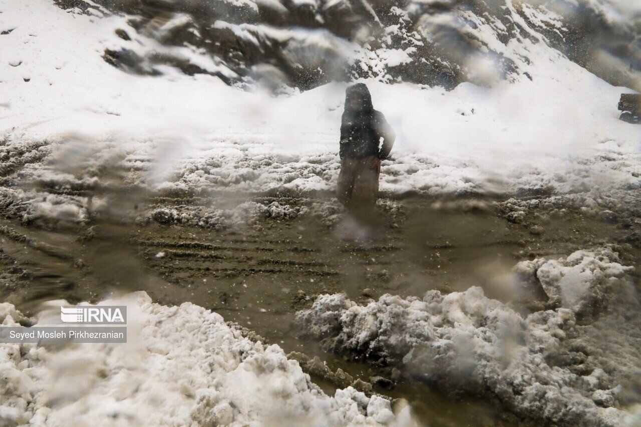 جاده‌های غرق در برف کردستان | تصاویر