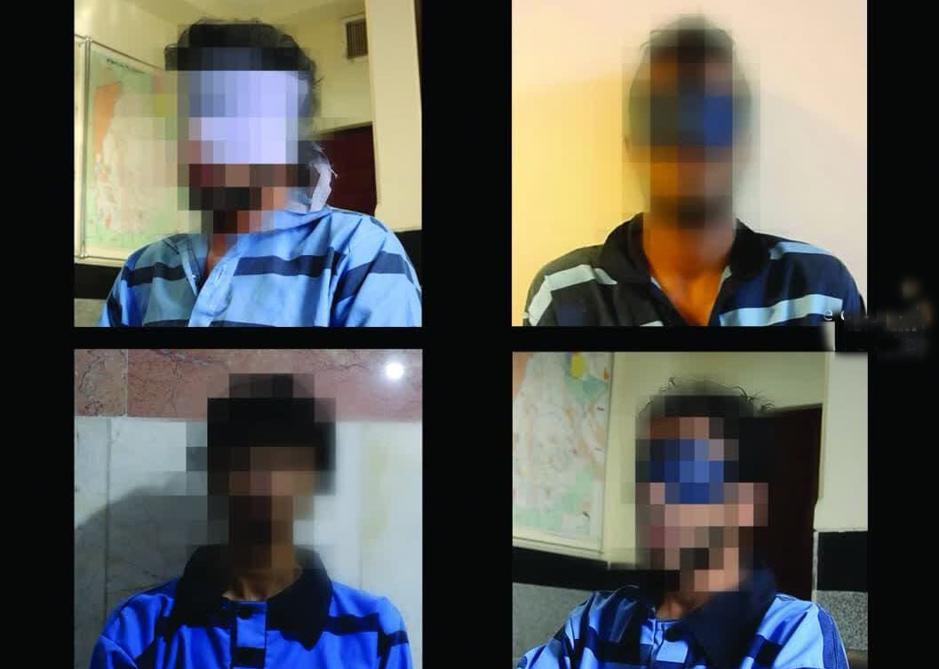 تصاویر عاملان حادثه تروریستی راسک ؛  این ۴ نفر امروز دستگیر شدند
