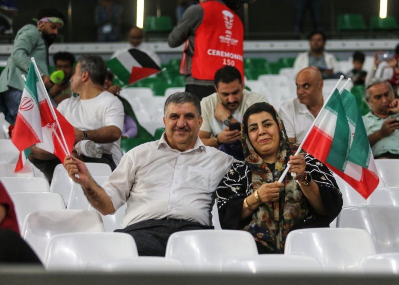 تصاویر ؛  ایرانی‌ها خانوادگی به استادیوم رفتند | جو دیدنی ورزشگاه اجوکیشن‌سیتی