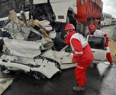 تصادف در محور سلفچگان به اراک