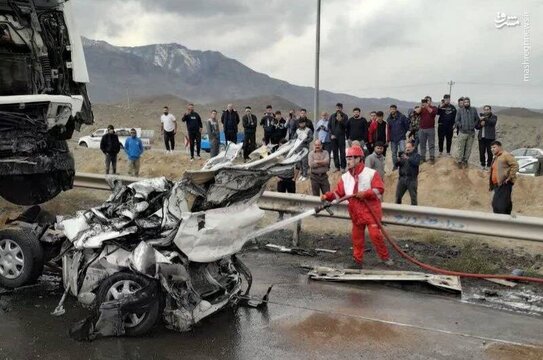 تصادف در محور سلفچگان به اراک