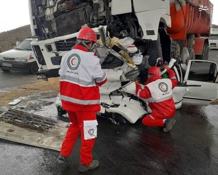 تصادف در محور سلفچگان به اراک