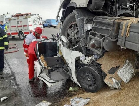 تصادف در محور سلفچگان به اراک