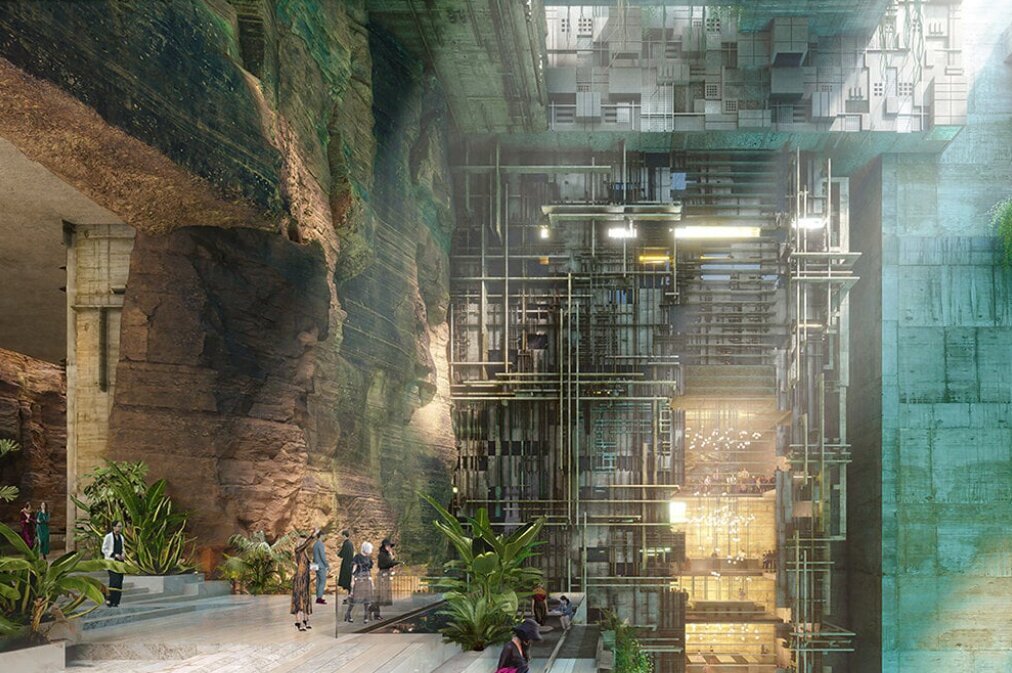 پروژه تازه تاسیس بن سلمان، ۴۵۰ متر در دل دریا | عکس