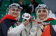 حجاب هواداران زن فلسطین در بازی های آسیایی را ببینید | تصاویر