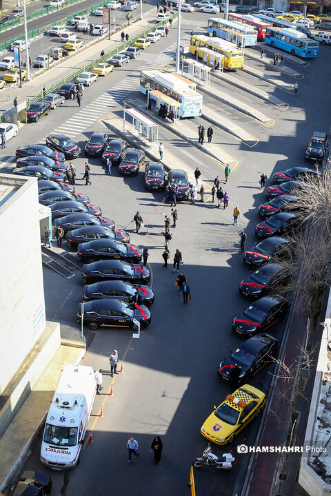 رونمایی از تاکسی های برقی جدید تهران |تصاویر