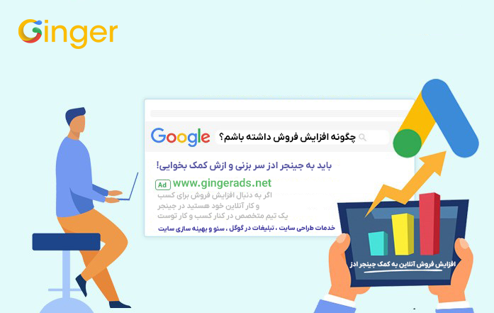 روش های افزایش فروش آنلاین به کمک جینجر ادز
