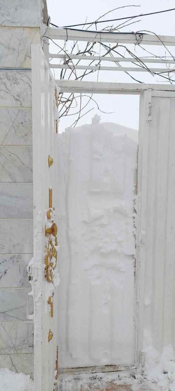 ارتفاع برف در نمین اردبیل