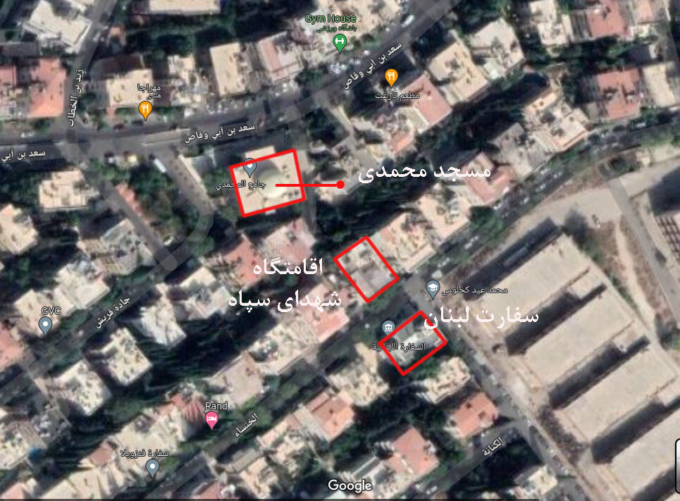 محل اقامت شهید صادق امیدزاده در دمشق کجا بود؟ | نقشه هوایی | مستشار اطلاعاتی در ۲۰۰ کیلومتری تل‌آویو