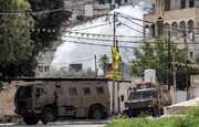 لحظه اصابت موشک حزب الله به شهرک صهیونیست نشین | ببینید