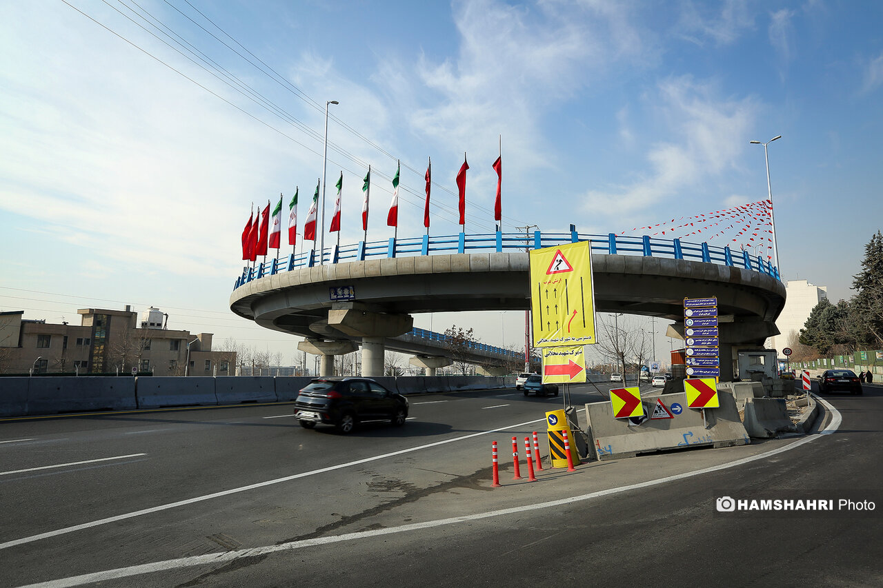 افتتاح یک بزرگراه جدید در تهران تا پایان امسال | گره کور بزرگراه بسیج باز می شود