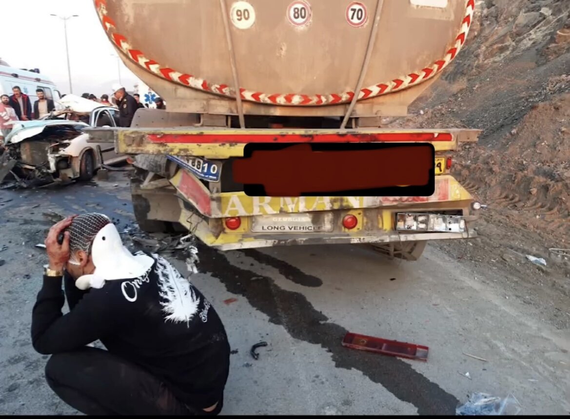 عکس | تصادف ۲۰۶ در جاده بومهن کشته به جا گذاشت