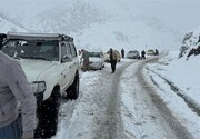 برف دوباره به ایران رسید ؛ تصاویری از سنگین ترین بارش برف در گردنه ژالانه | ببینید