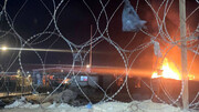 حمله پهپادی در مرز عراق و سوریه  | ببینید