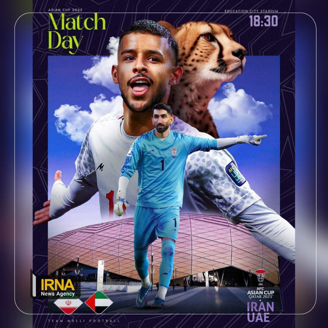 پوستر خاص فدراسیون فوتبال با نقش یوزپلنگ ایرانی | عکس