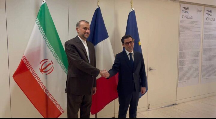 دیدار وزاری خارجه ایران و فرانسه