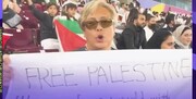از ژاپن به قطر آمدم تا از فلسطین حمایت کنم! | ببینید
