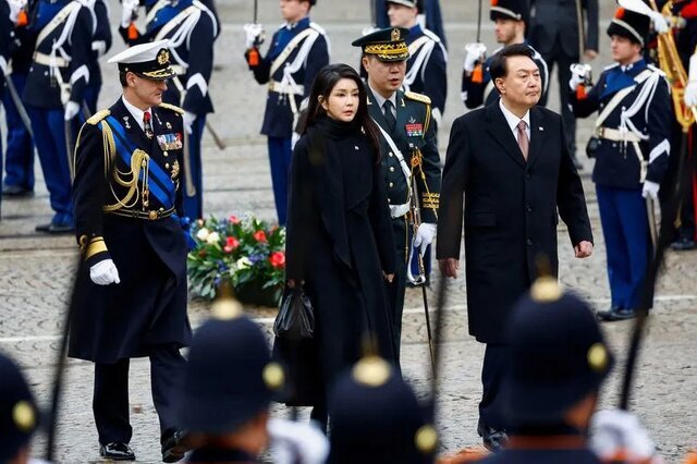 رئیس جمهور کره جنوبی و همسرش