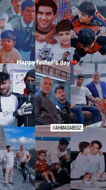 استوری متفاوت بچه عقاب برای عقاب آسیا به مناسبت روز پدر | عکس