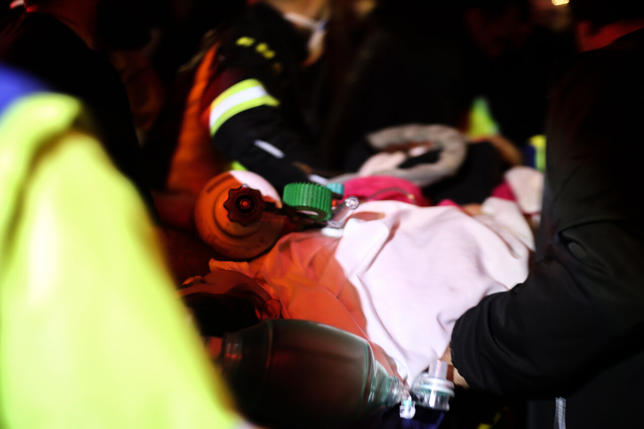 کدام بیماران در حادثه آتش سوزی گاندی منتقل شدند؟ | اولین تماس ۱۶:۲۵، اولین امدادرسانی ۱۸:۳۶